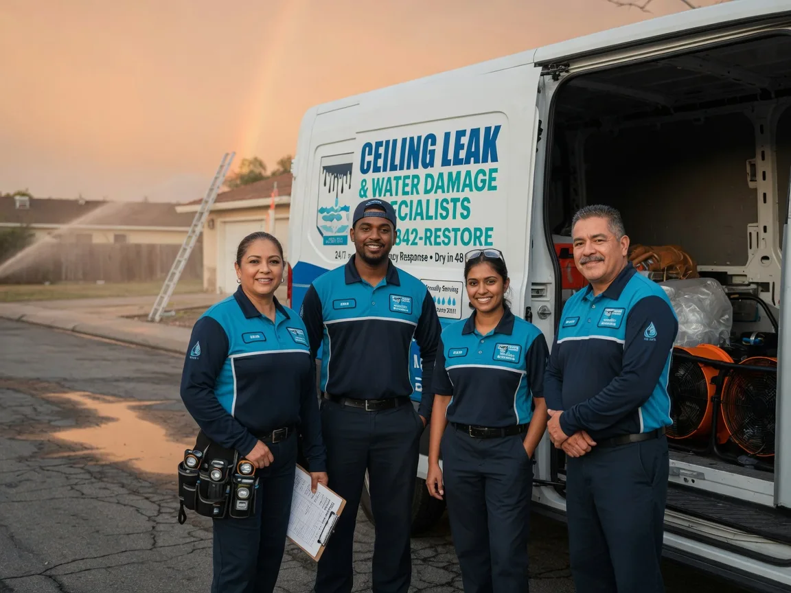 Ceiling Leak Cleanup company in Petty, TX